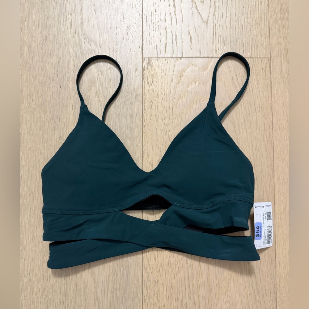Lululemon Athletica Dark Green Sports Bra